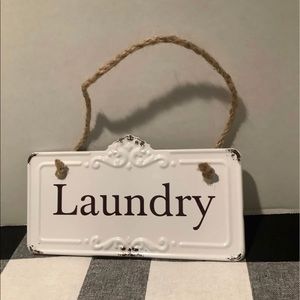 Farmhouse laundry sign 4” x 8”